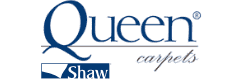 queen carpet by shaw logo