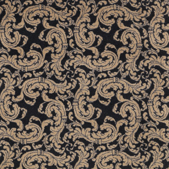 Joy Carpet Scrollwork RR Black