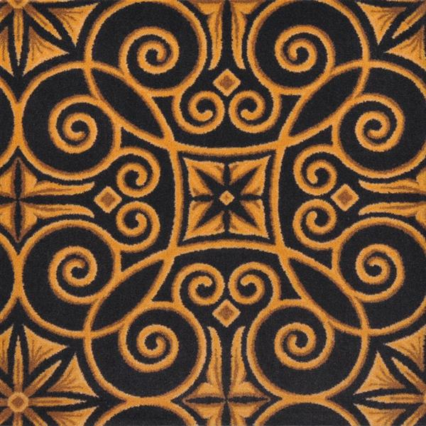 Joy Carpet Antique Scroll ES Brown