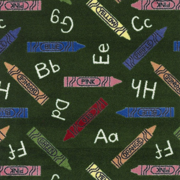 Joy Carpet Crayons ES Green