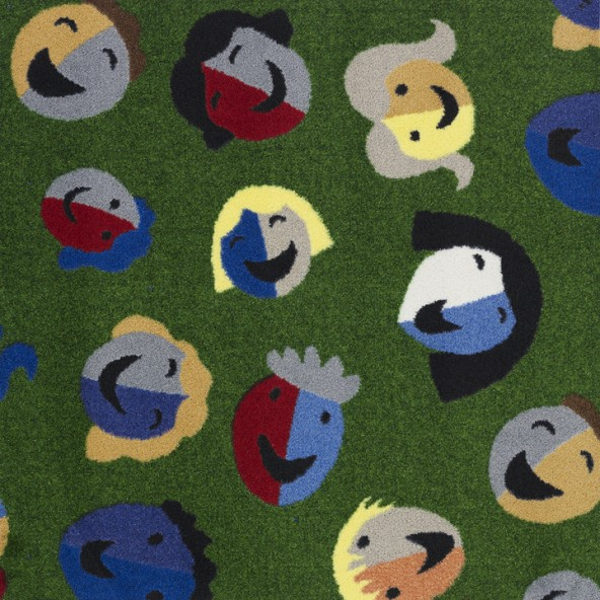 Joy Carpet Joyful Faces RR Green