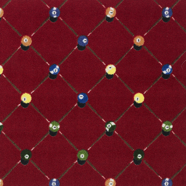 Joy Carpet Billiards RR Red