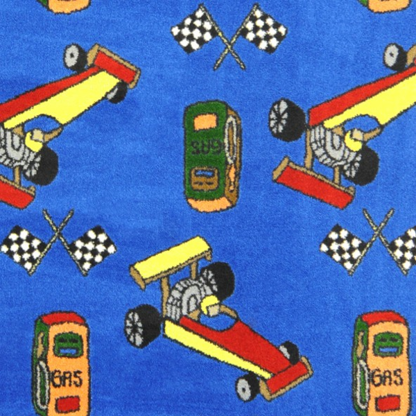 Joy Carpet Pit Stop RR Blue