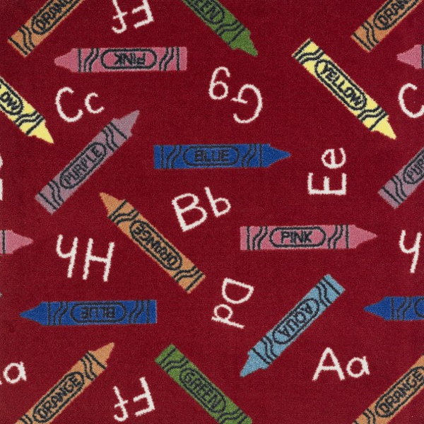 Joy Carpet Crayons ES Red