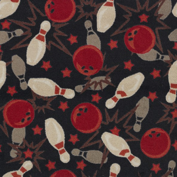 Joy Carpet Retro Bowl RR Fireball Red