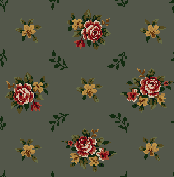 Milliken Carpets Floral Cottage Aqua