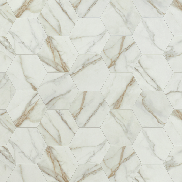 Mannington Luxury Vinyl Sheet Carrara Silver Ivory MANNINGTON