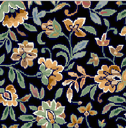 Milliken Carpets Flora Onyx