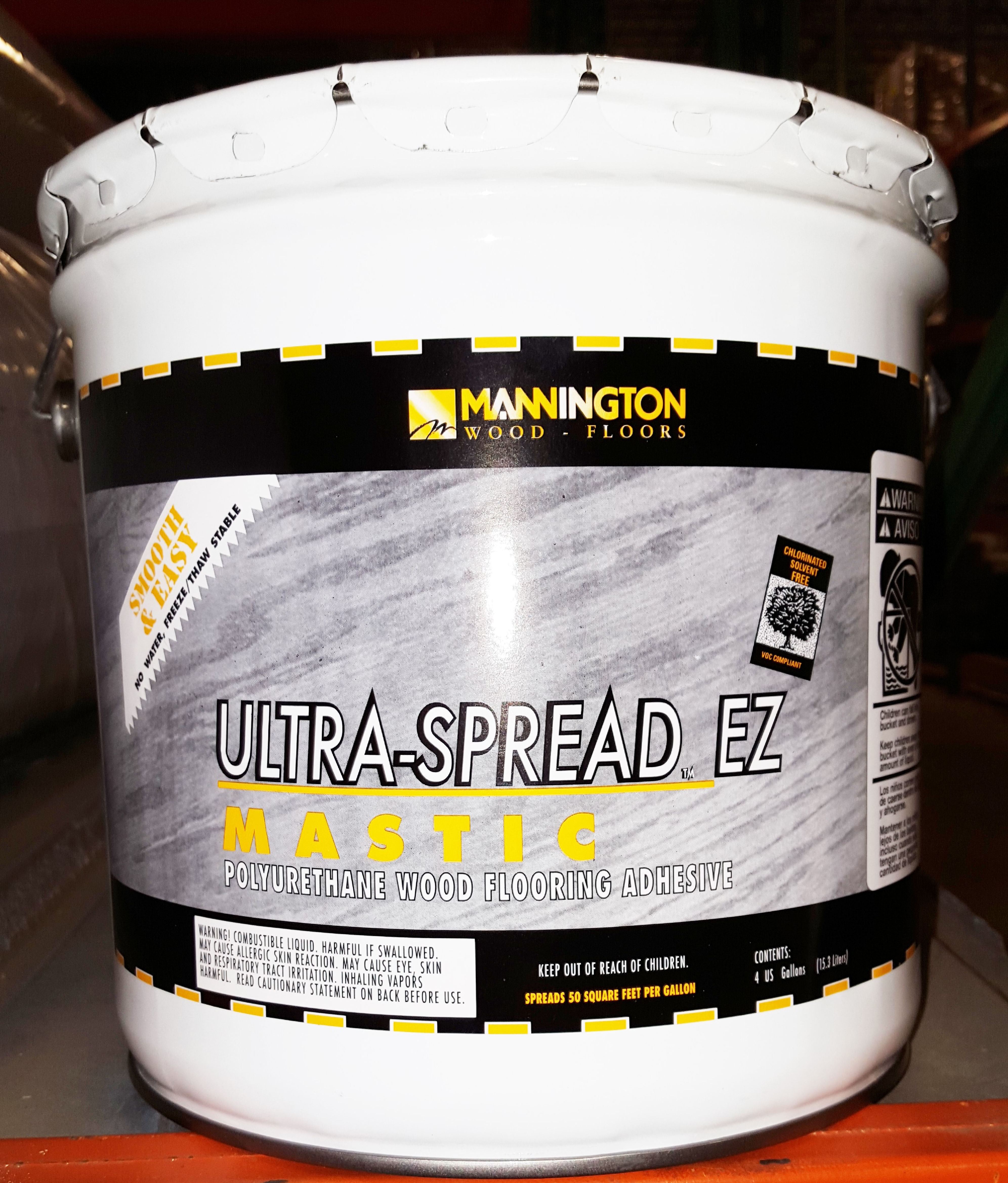 Mannington Hardwood Floors Accessories Ultraspread EZ Adhesive 4 Gallon MANNINGTON