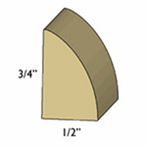 bhwfloors Hardwood Accessories Base Shoe BAMBOO HARDWOODS