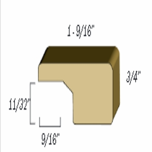 bhwfloors Hardwood Accessories End Cap (ARCADE) BAMBOO HARDWOODS