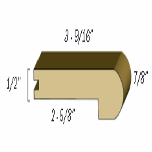 bhwfloors Hardwood Accessories Flush Stair Nose BAMBOO HARDWOODS