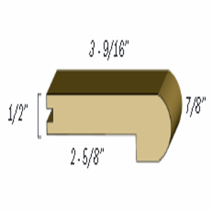 bhwfloors Hardwood Accessories Flush Stair Nose BAMBOO HARDWOODS