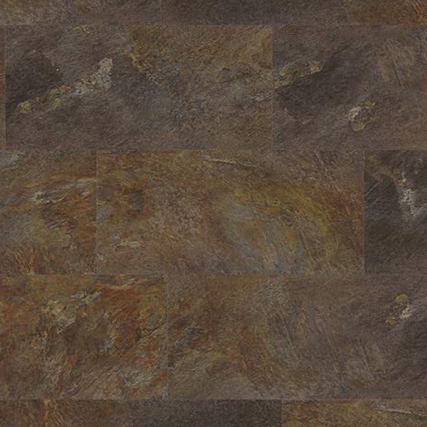TRUCOR Waterproof Flooring by Dixie Home Tiles w/ IGT 12 X 24 Slate Copper DIXIE HOME