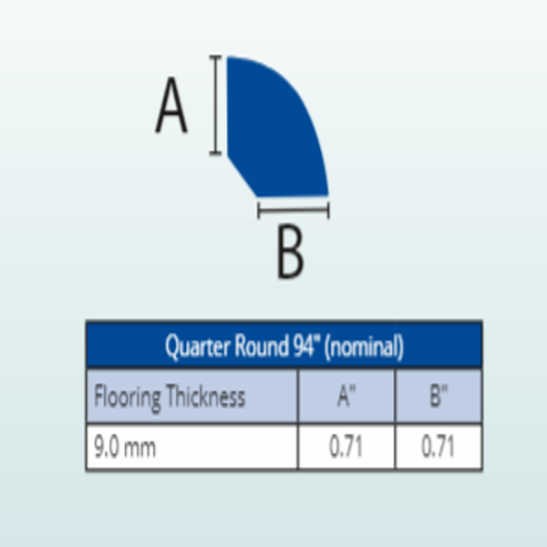 COREtec Plus Accessories Quarter Round US FLOORS, LLC