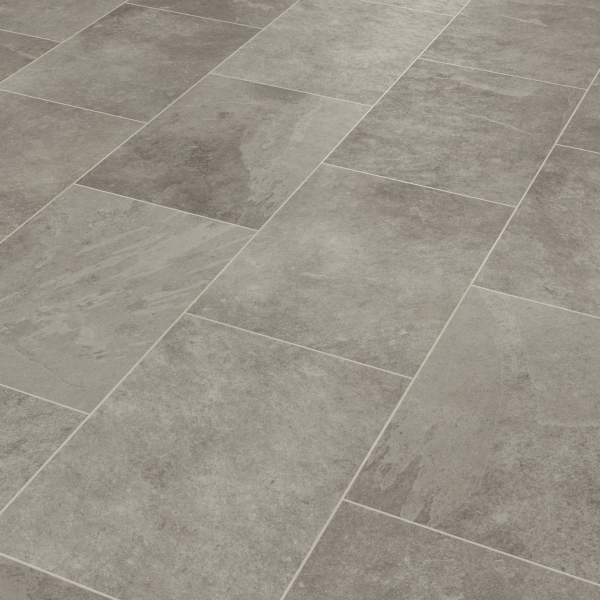 Karndean Vinyl Floor Knight Tile Rigid Core 12 X 18 Grey Riven Slate KARNDEAN