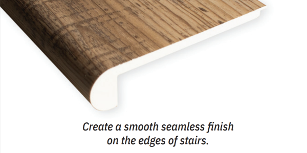 Titan Surfaces Accessories Flush Stairnose (Vintage Maple) TITANLVTFSN-TW07-7004