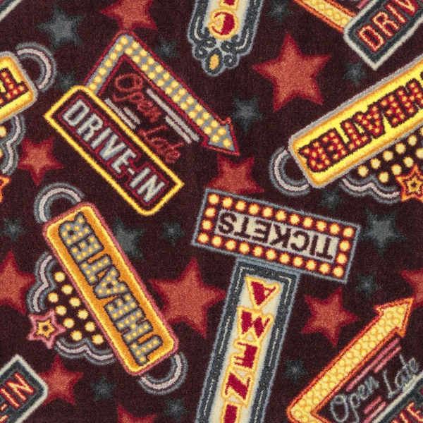 Joy Carpet Theater District RR Burgundy