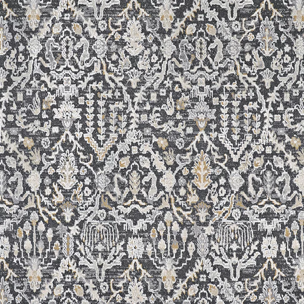 Couristan Carpets Persian Damask Charcoal Couristan