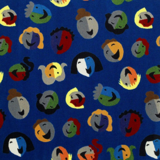 Joy Carpet Joyful Faces RR Blue