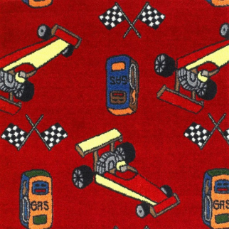 Joy Carpet Pit Stop RR Red