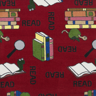 Joy Carpet Bookworm RR Red