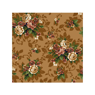 Milliken Carpets Floral Lace Maize