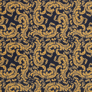Joy Carpet Scrollwork RR Navy
