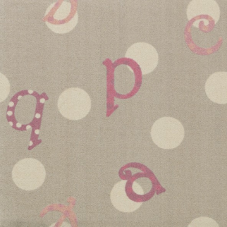 Joy Carpet Polka Dot ABC's ES Pink