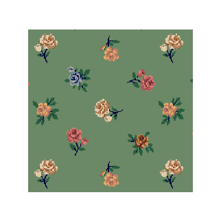 Milliken Carpets Petite Rose Peridot