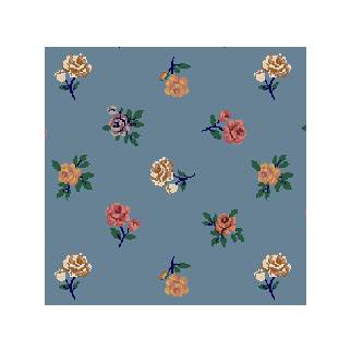 Milliken Carpets Petite Rose Lapis