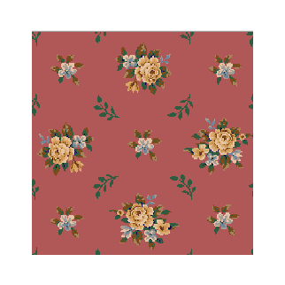 Milliken Carpets Floral Cottage Rose Quartz