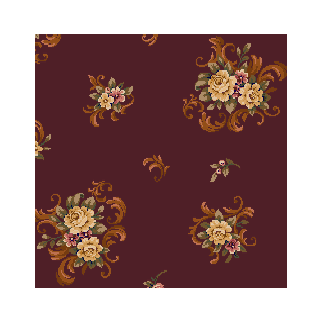Milliken Carpets Cameo Rose Garnet