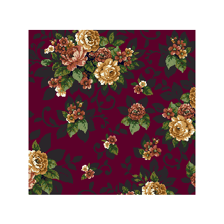 Milliken Carpets Floral Lace Cranberry