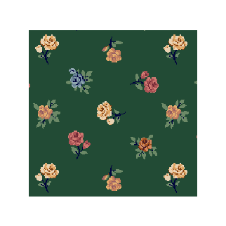 Milliken Carpets Petite Rose Emerald