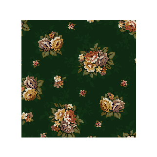 Milliken Carpets Vintage Rose Emerald