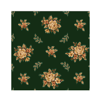 Milliken Carpets Floral Cottage Emerald