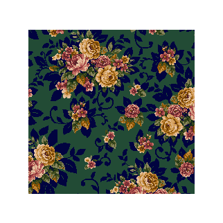 Milliken Carpets Floral Lace Emerald