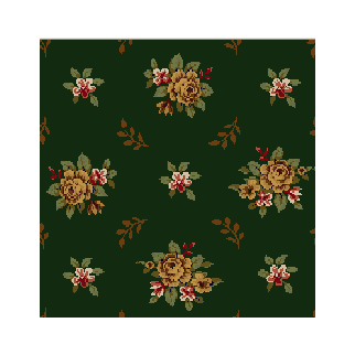 Milliken Carpets Floral Cottage Olive