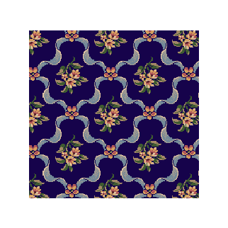 Milliken Carpets Florio Sapphire