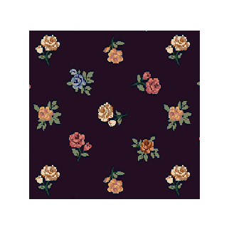 Milliken Carpets Petite Rose Onyx