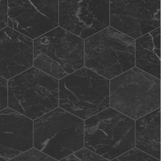 Tarkett FiberFloor Nero Hex Black TARKETT FIBER FLOOR