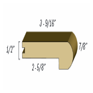 bhwfloors Hardwood Accessories Flush Stair Nose (SUITE) BAMBOO HARDWOODS