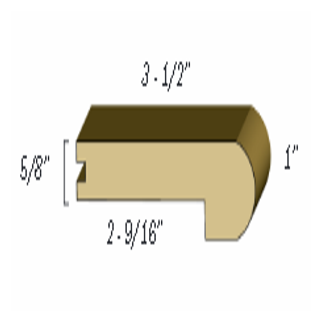 bhwfloors Hardwood Accessories Flush Stair Nose BAMBOO HARDWOODS