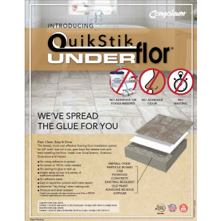 DuraCeramic Tile Accessories QuikStik Underflor Large Boxes Congoleum