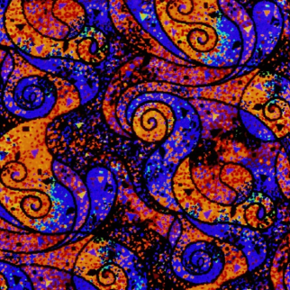 Joy Carpet Lava Fluorescent CL Multi