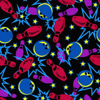 Joy Carpet Retro Bowl Fluorescent Fluorescent Multi