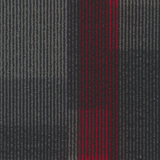 Pentz Carpet Tile by Engineered Floors Magnify Plank Chili Red ENGINEERED FLOORS