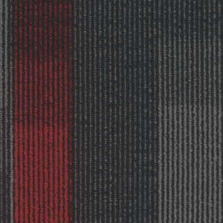 Pentz Carpet Tile by Engineered Floors Magnify Plank Crimson ENGINEERED FLOORS