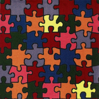 Joy Carpet Puzzled RR Multi